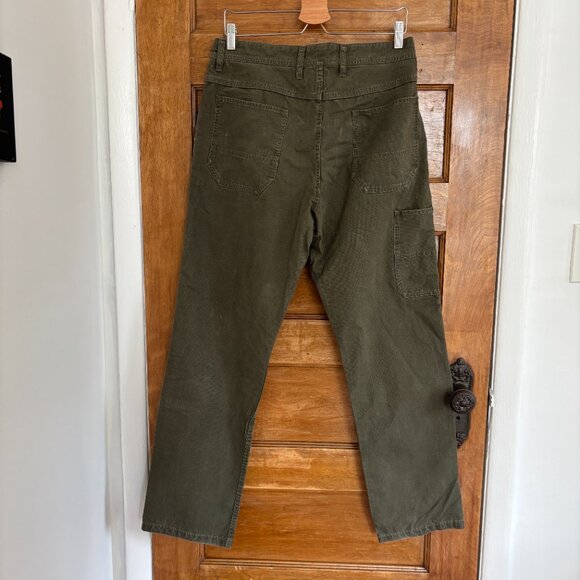 J.Crew Wallace & Barnes Double-Knee Carpenter Pants in Dark Green - 33 x 32 - Picture 5 of 7